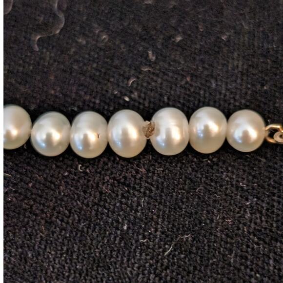 10K Yellow Gold JCM Jacmel Mauritius Freshwater Pearl Necklace and Bracelet Set - Picture 6 of 12